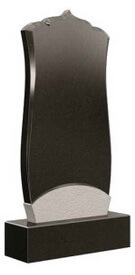 Модель памятника №116 вертикальный, современный, прямоугольный, мужской